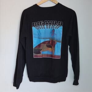 Big Wild Tour Sweatshirt Organic Cotton Unisex Graphic SM